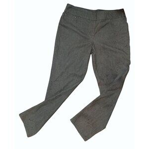 Ruby Road Womens Olive Green Pull-On Stretch Pants Size 14 Ramie Cotton Blend